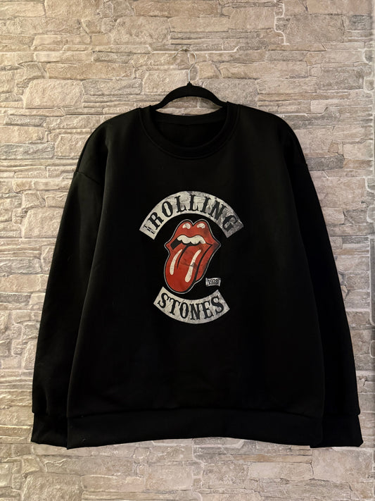 Felpa ‘Rolling Stones’ handmade