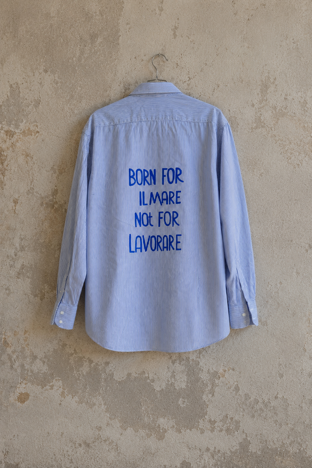 Camicia righe ‘Born for il mare’