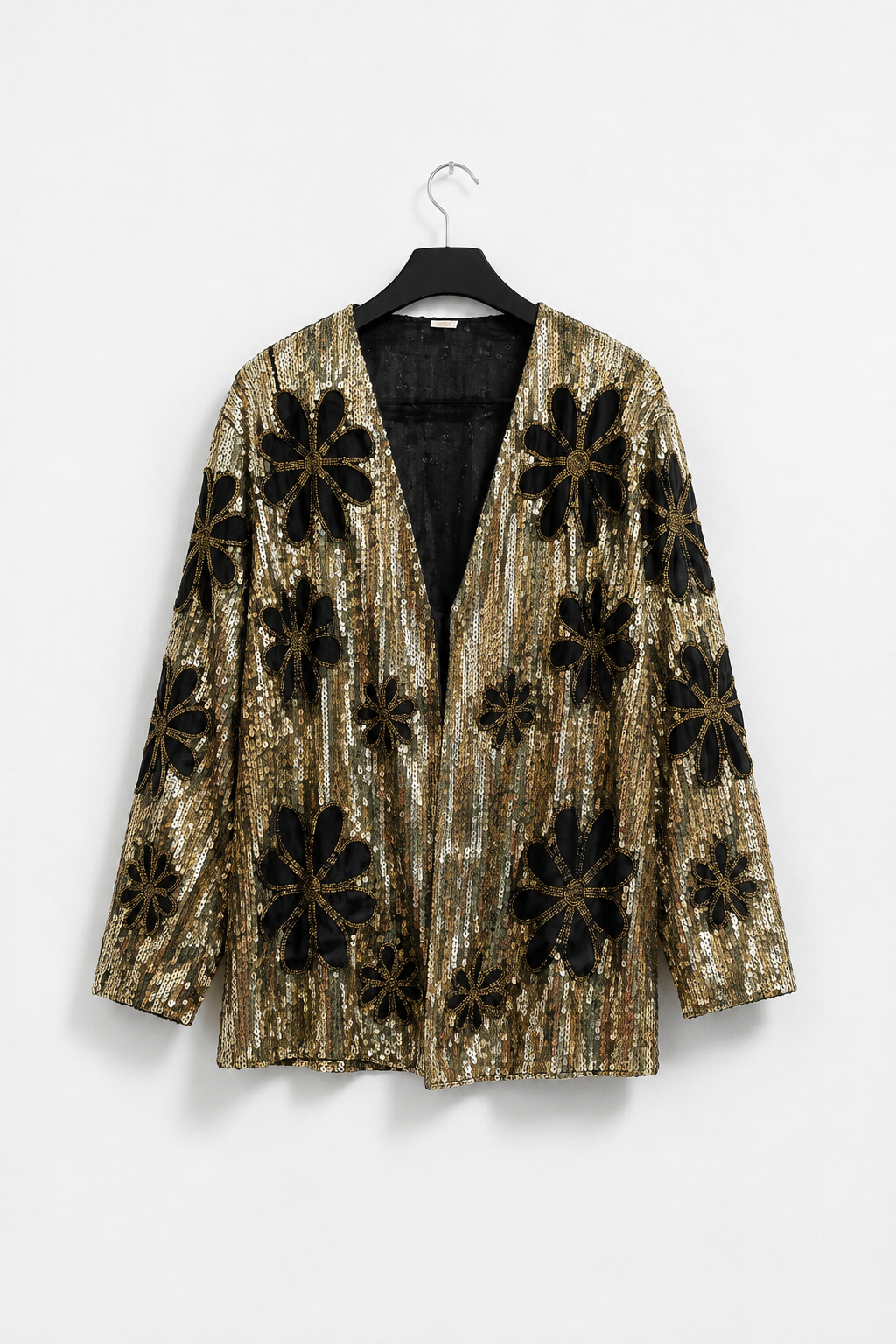 Blazer paillettes seta handmade