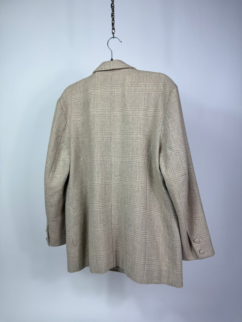 Blazer vintage doppiopetto pied de poule tg.L