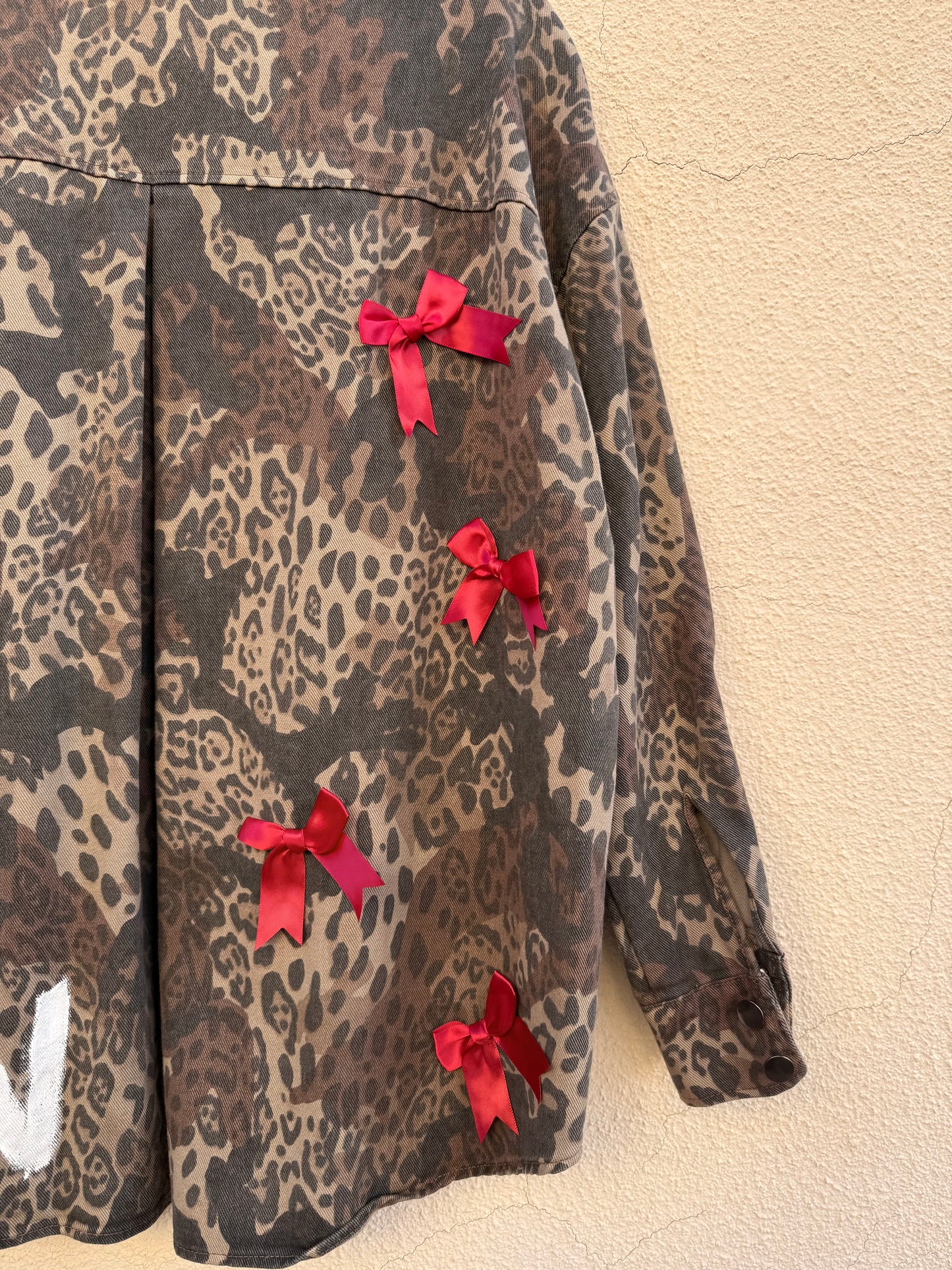 Giacca denim maculata ‘Too cool’