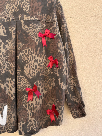 Giacca denim maculata ‘Too cool’