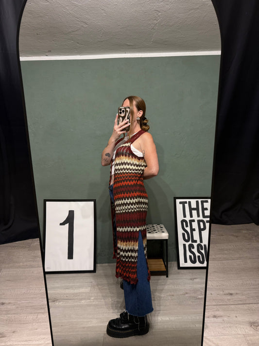 Maxi gilet fantasia