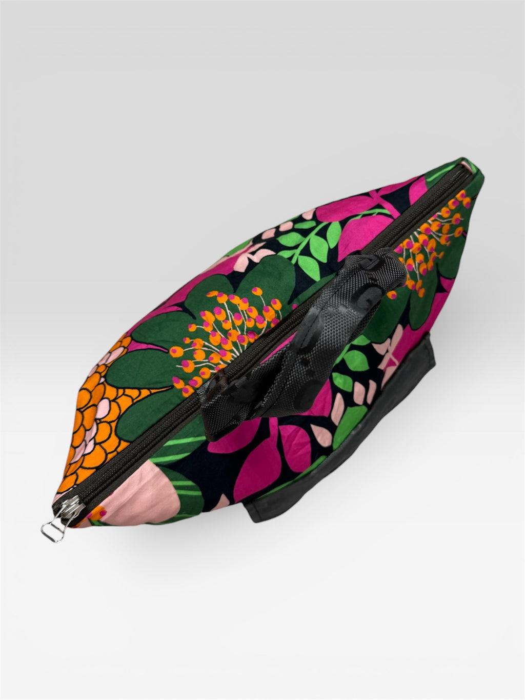 Shopper flowers handmade tasca logo Gucci