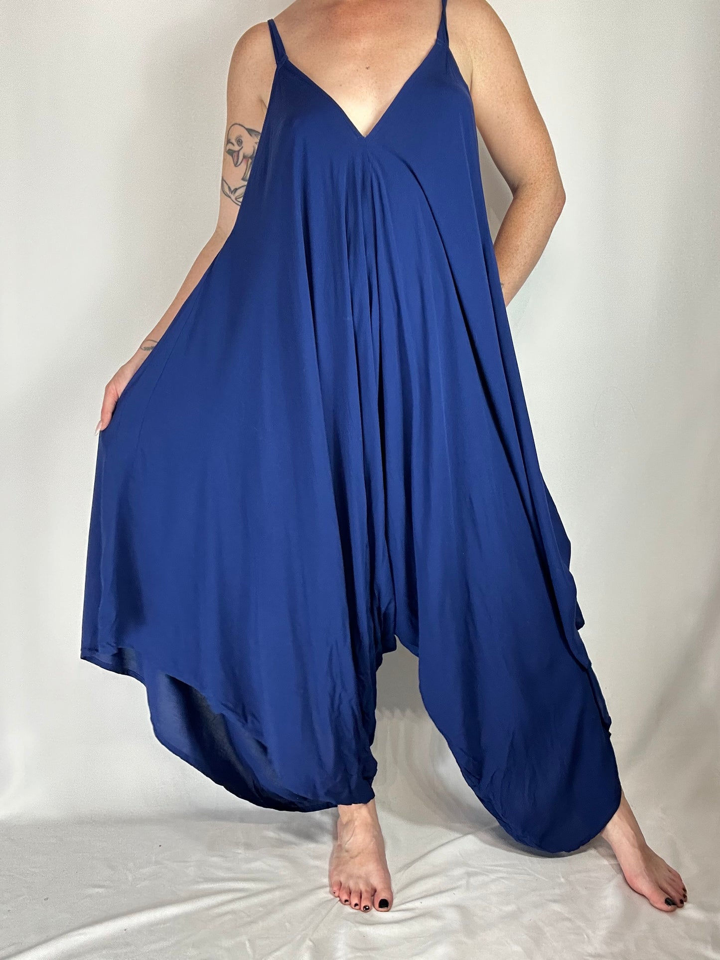 Maxi tuta blu tg.S/M/L