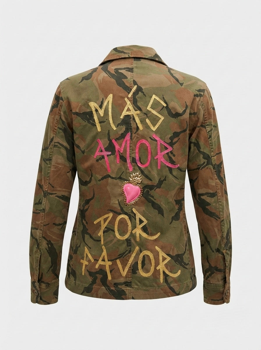 Giacca militare Más amor por favor’ Sacré-Cœur