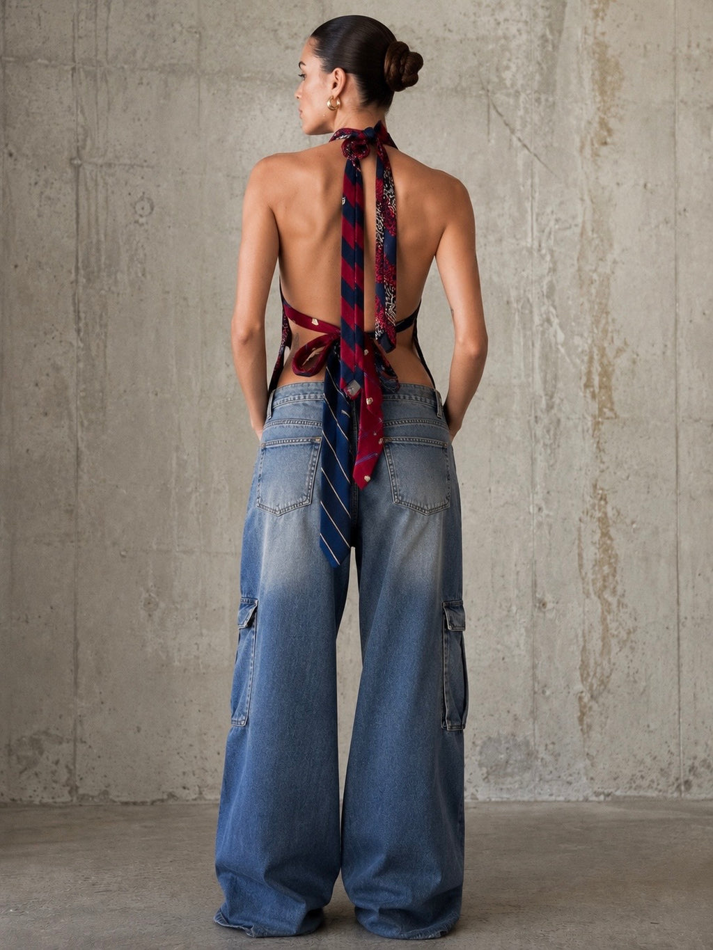 Top handmade ‘Ties’  upcycling