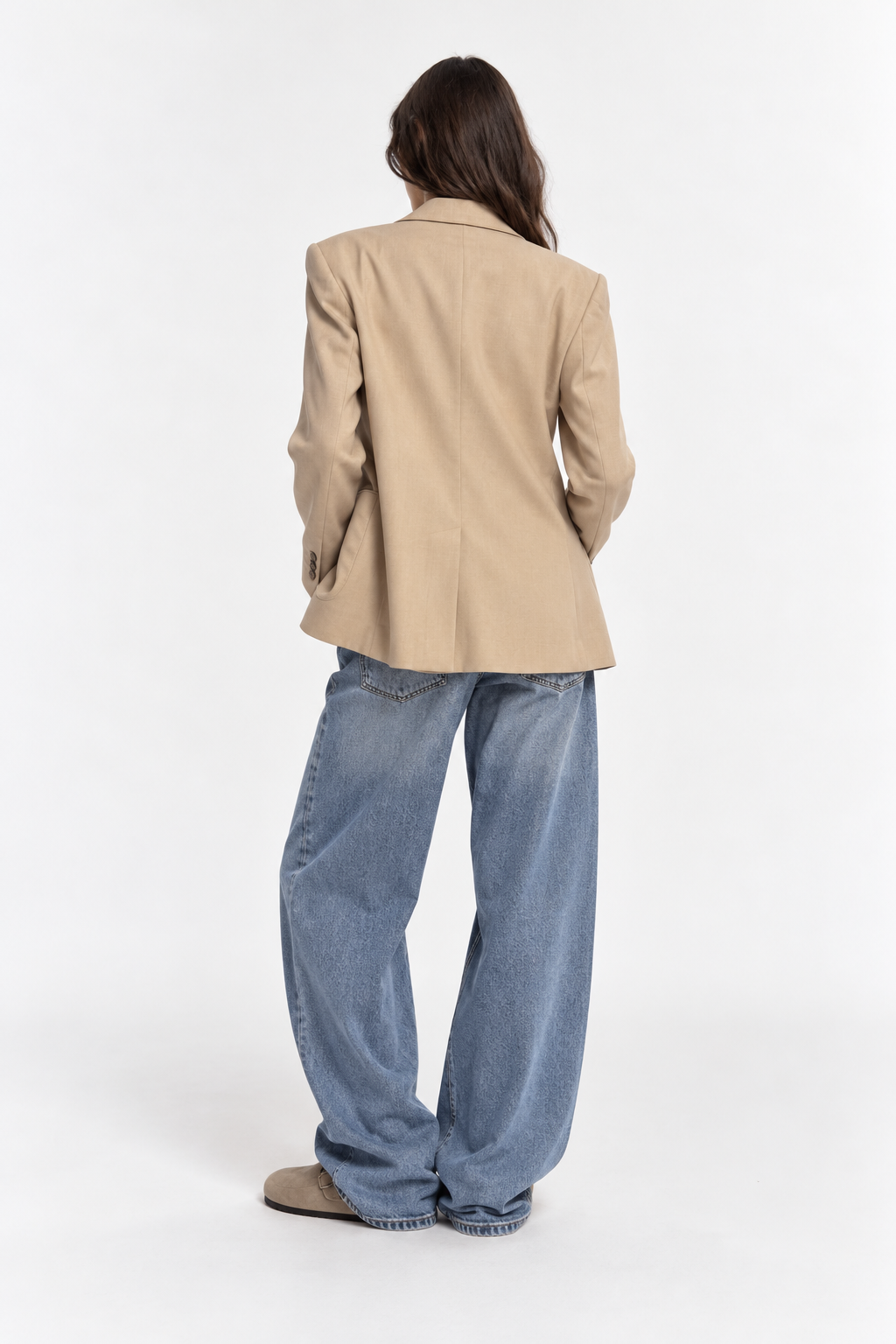 Blazer vintage ‘Denim Flower’