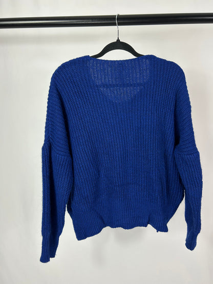 Pull tricot blu elettrico Imperial tg.M