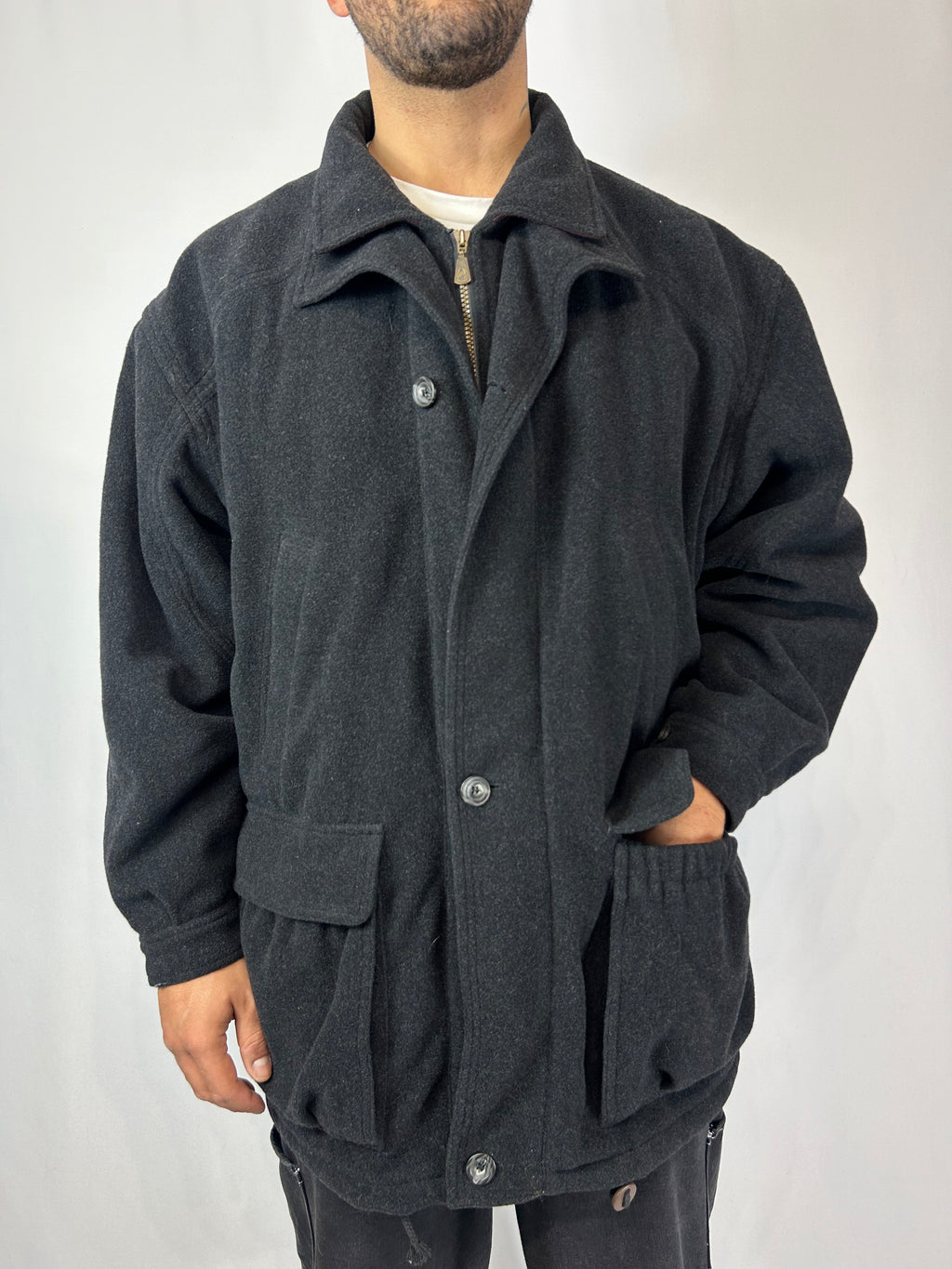Cappotto lana vergine Bugatti tg.XL