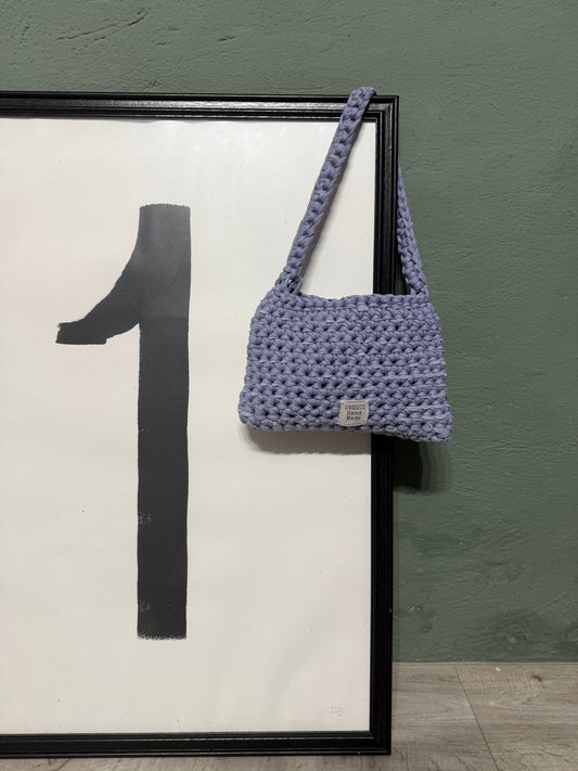 Borsa uncinetto lavanda