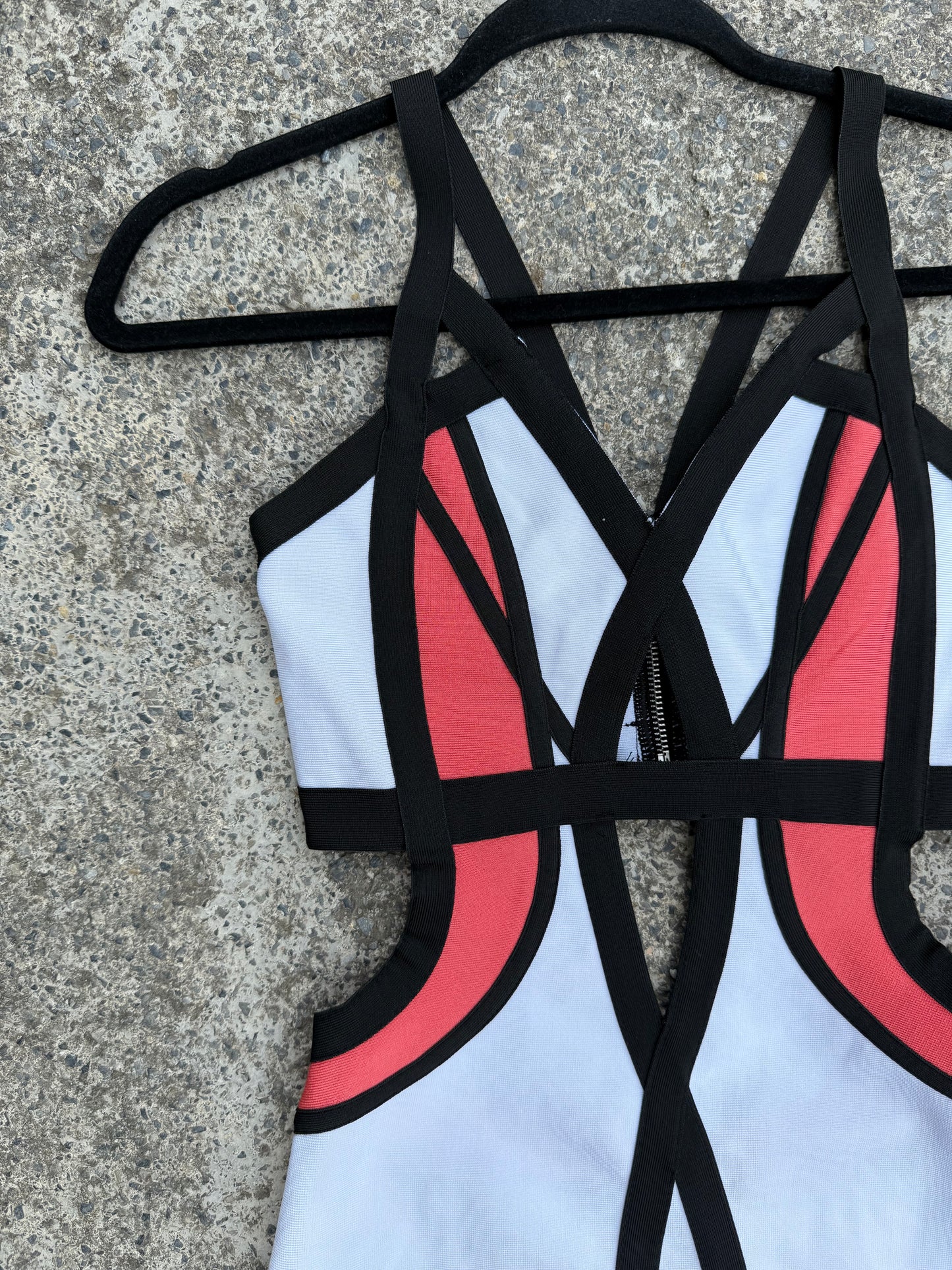 Abito longuette cut out tg.XS