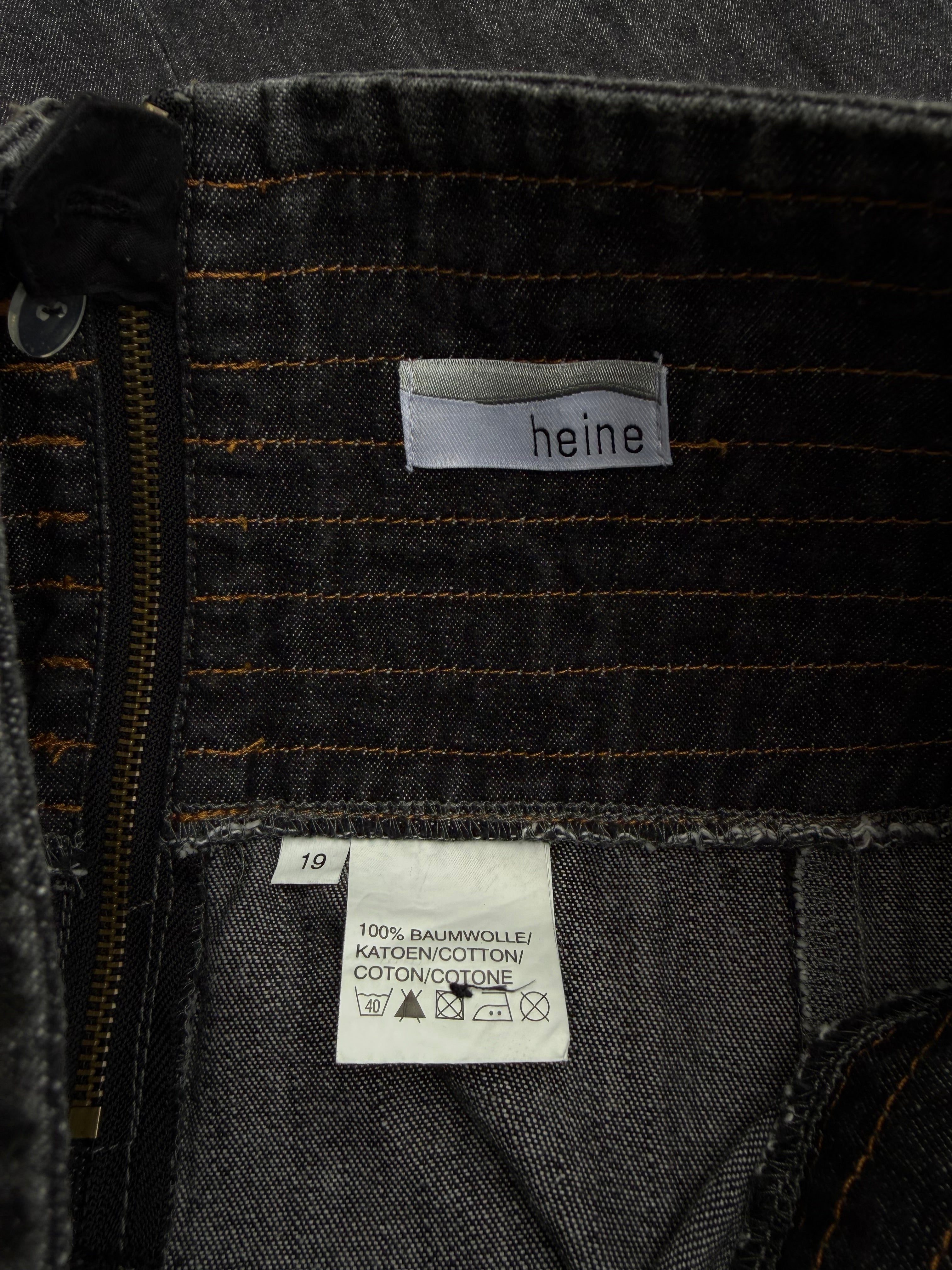 Maxigonna denim fibbie vintage