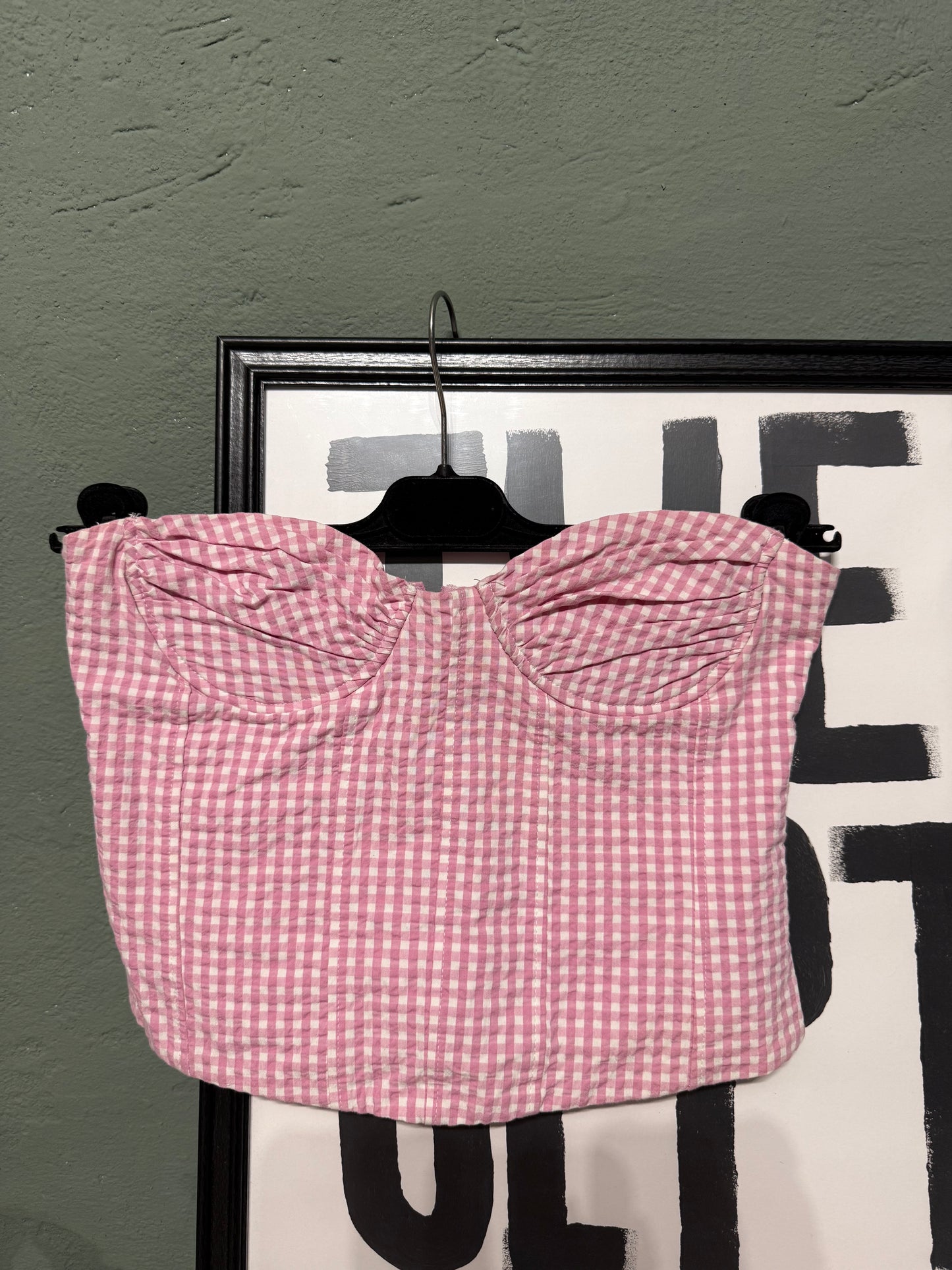 Top fascia vichy tg.S Zara