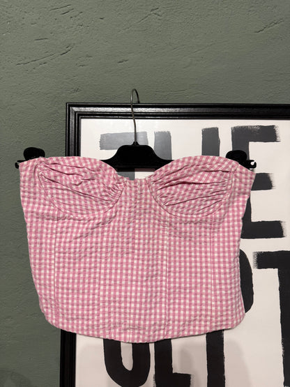 Top fascia vichy tg.S Zara