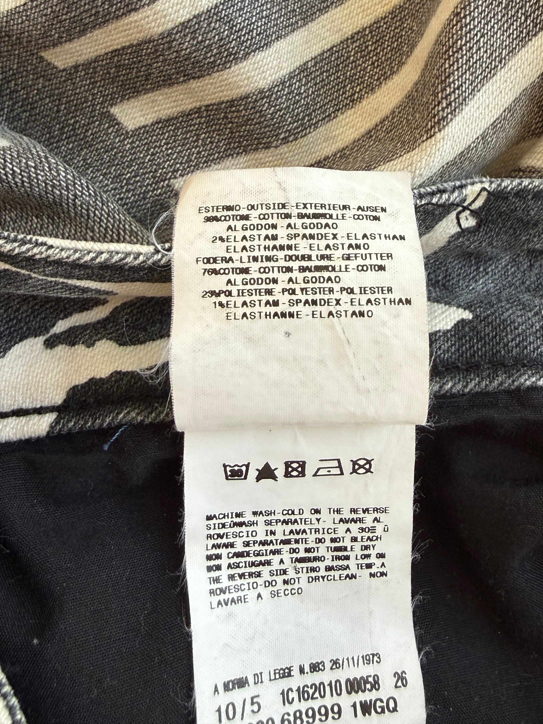 Maxigonna abstract print Just Cavalli y2k
