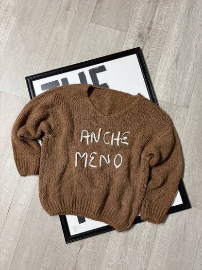 Maglioncino ‘Anche Meno’ handmade