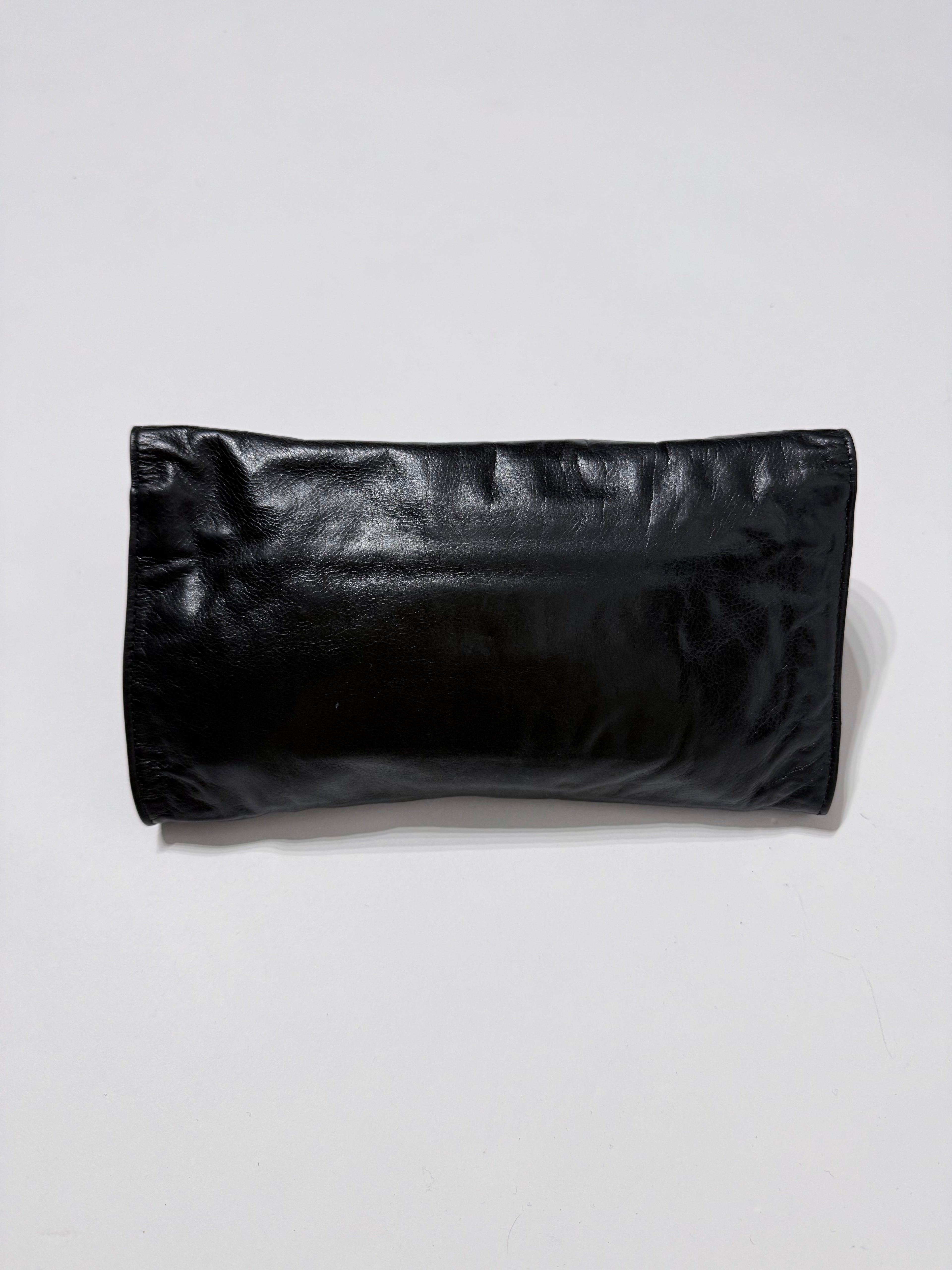 Pochette vintage in pelle Gucci