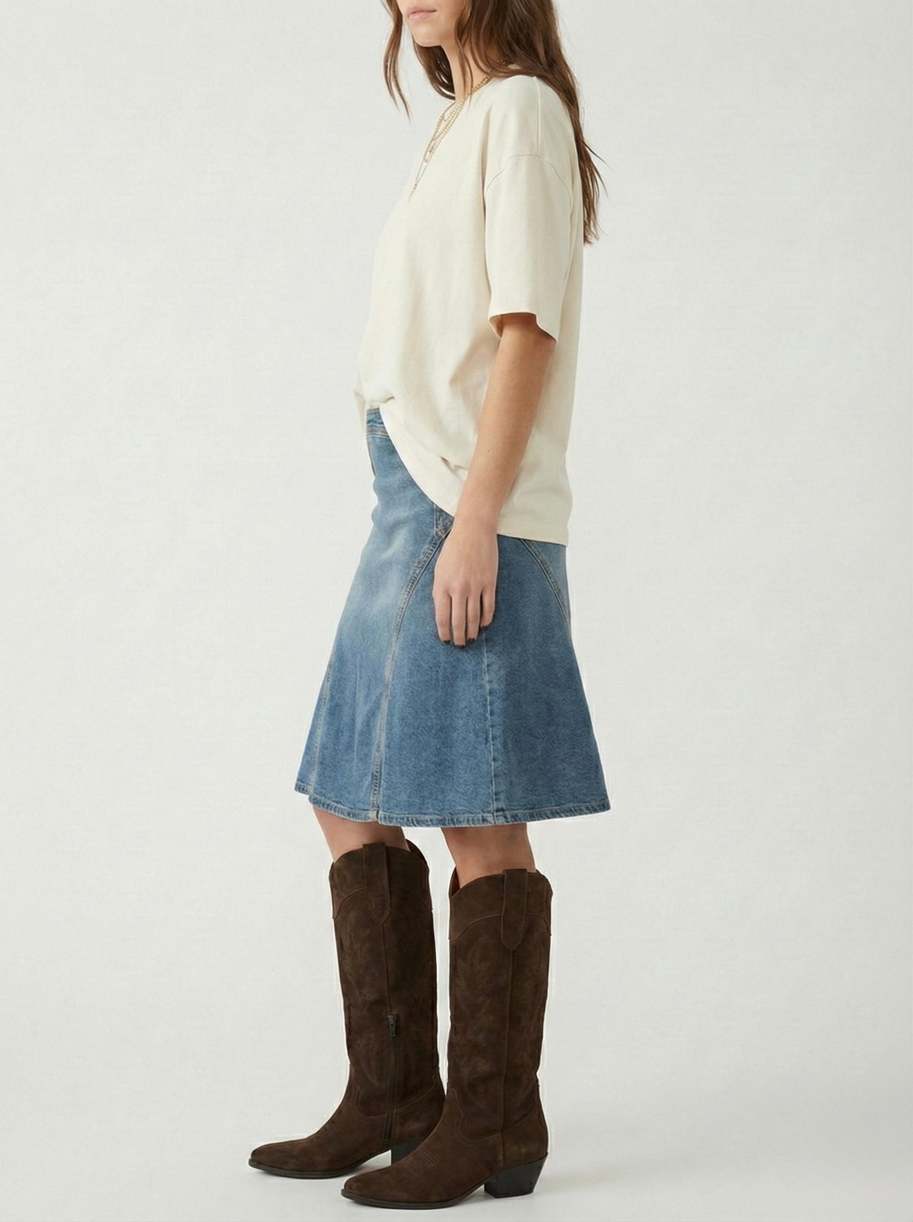 Maxigonna denim Just Cavalli
