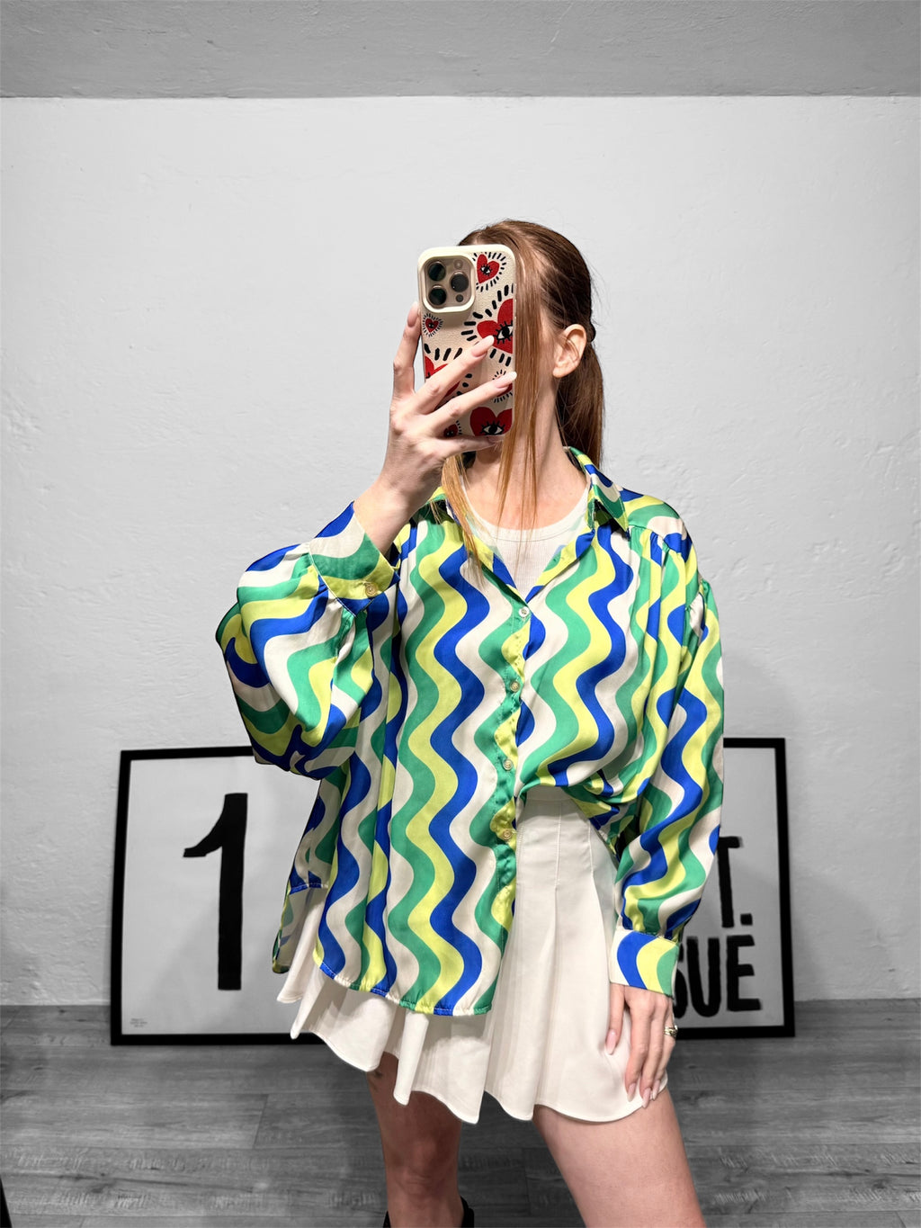 Camicia fantasia optical