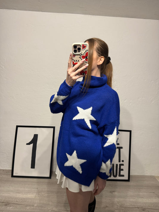 Maglioncino dolcevita stelle
