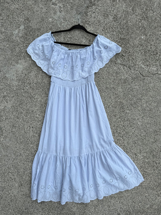 Abito azzurro sangallo tg.S/M