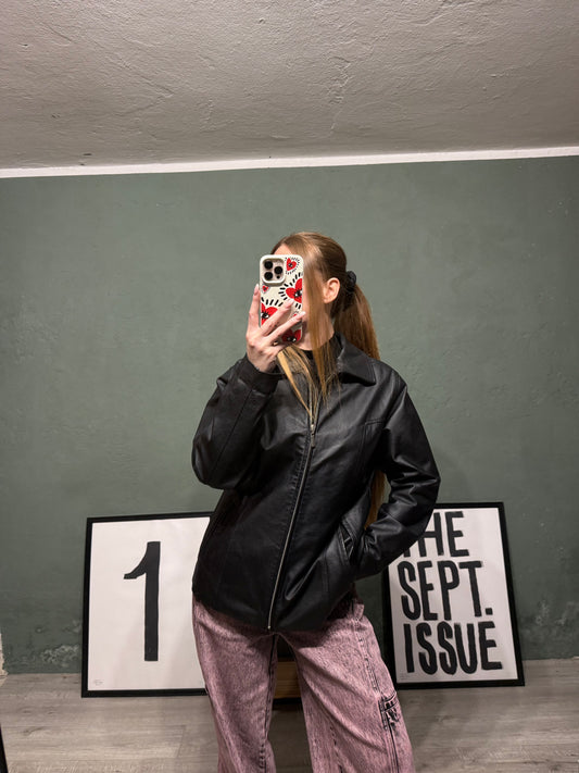 Giacca Biker in pelle