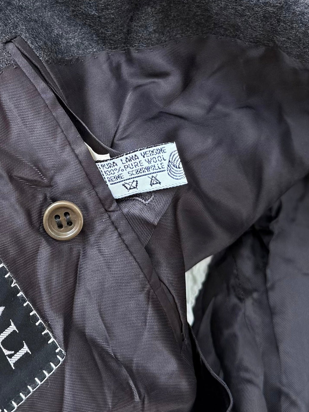Blazer vintage ‘Mangia prega Xanax’ reworked