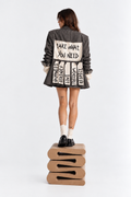 Blazer doppiopetto vintage ‘Take what you need’ 100% lana