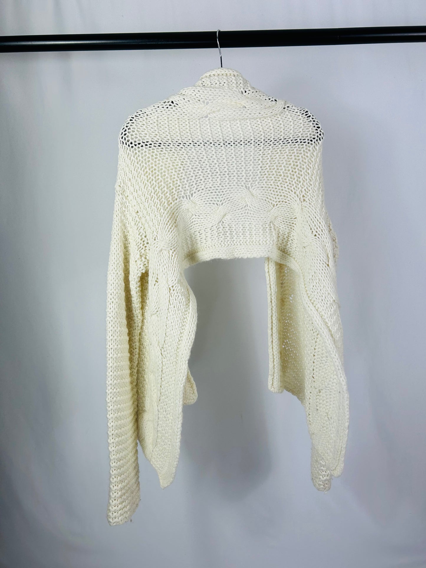 Cardigan tricot panna