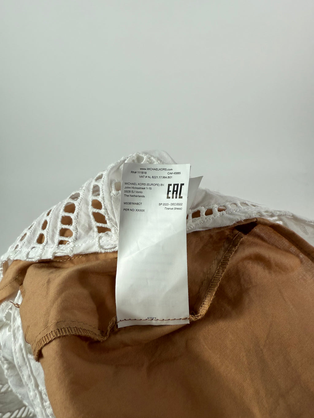 Abito sangallo cut out Michael Kors tg.XS