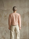 Blazer vintage crop ‘red heart’