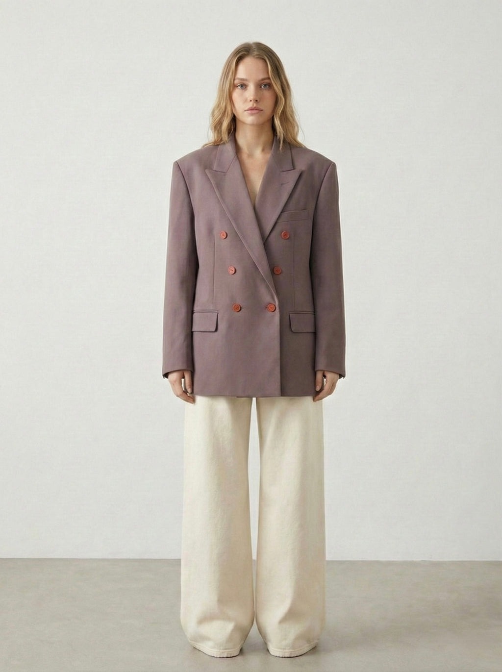 Blazer doppiopetto ‘El palo es santo, pero yo no’ handmade