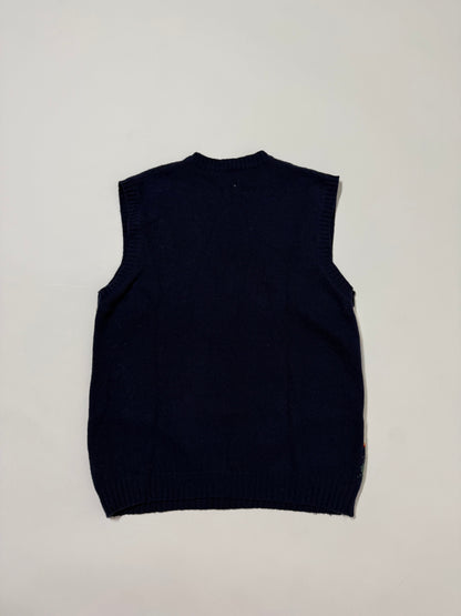 Maglioncino smanicato lana fantasia Benetton