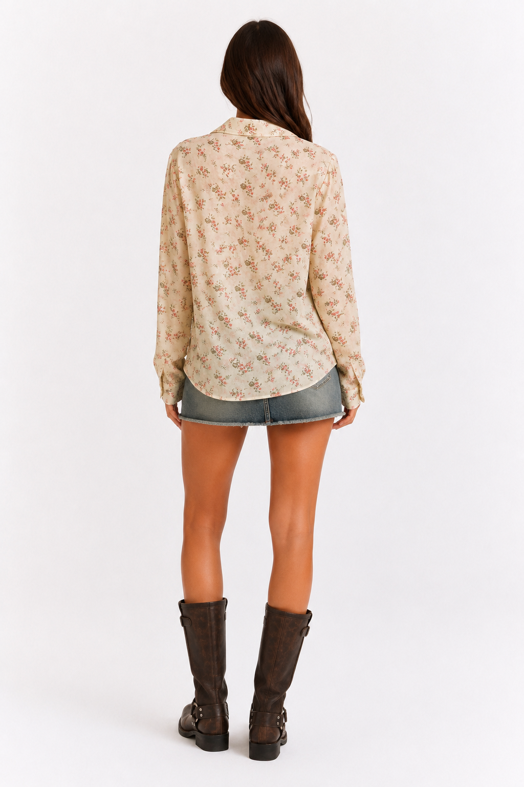 Camicia fantasia fiorata