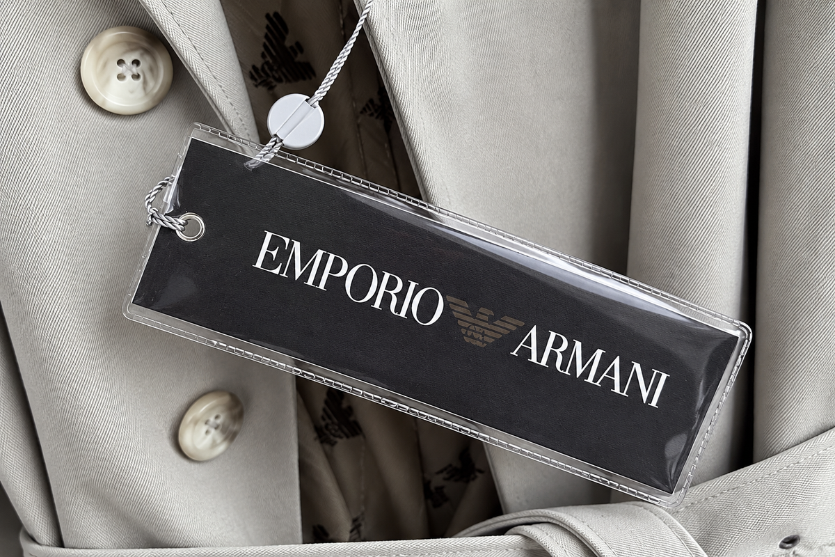 Trench impermeabile Emporio Armani