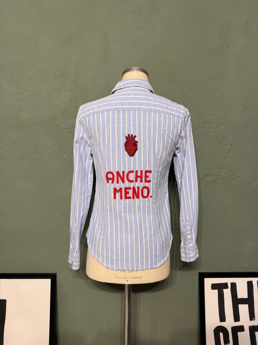 Camicia righe ‘Anche Meno’ tg.S