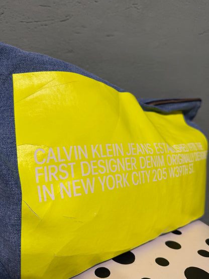 Maxi pochette denim Calvin Klein