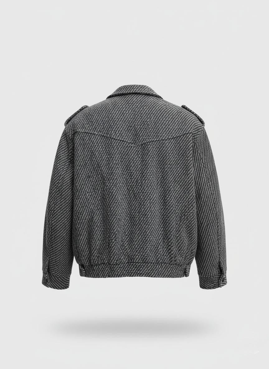 Cappotto bomber spigato vintage