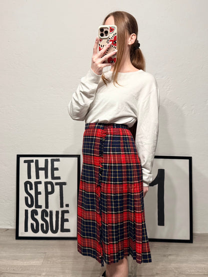 Maxigonna - kilt tartan vintage