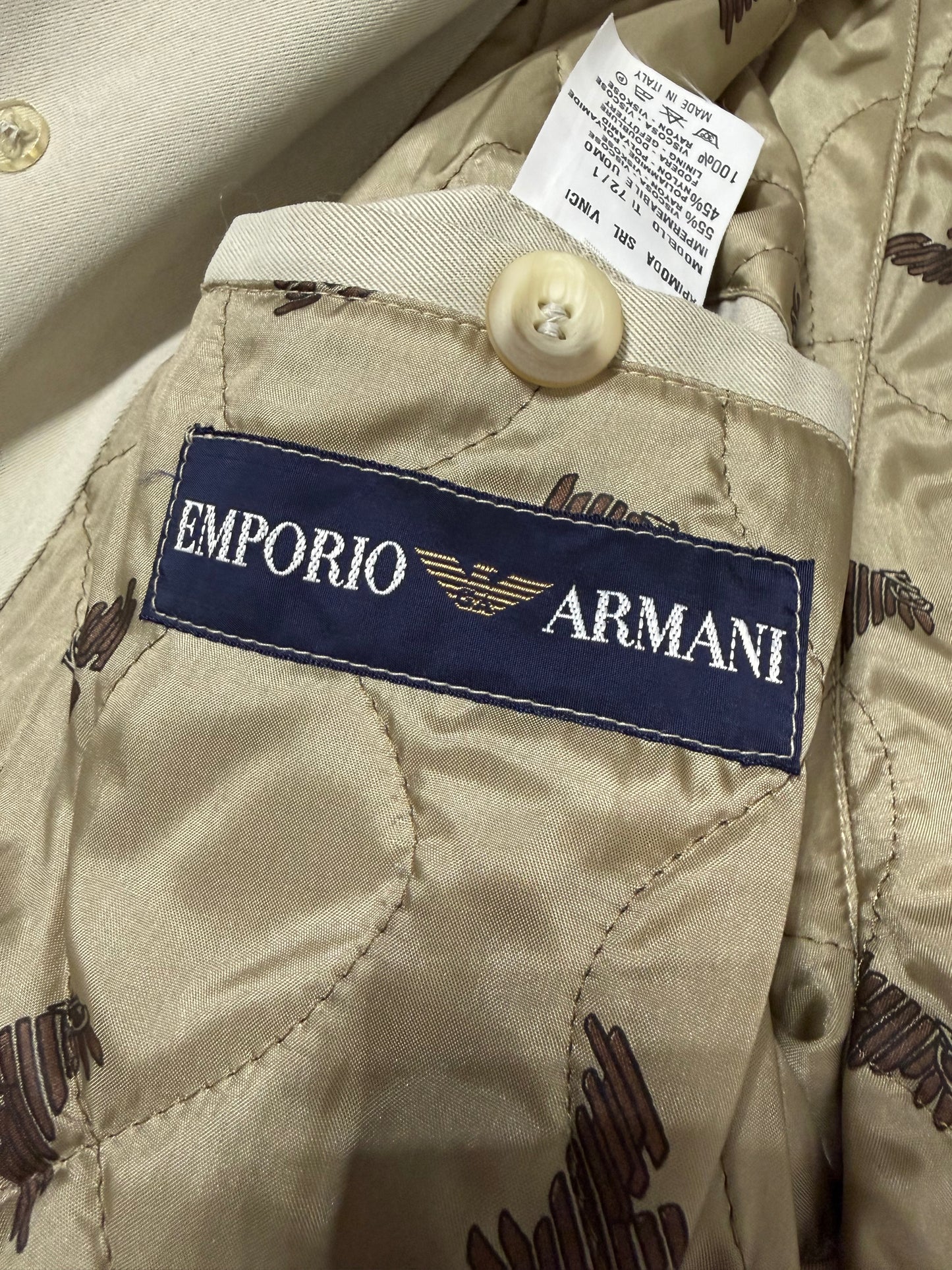 Cappotto impermeabile Emporio Armani