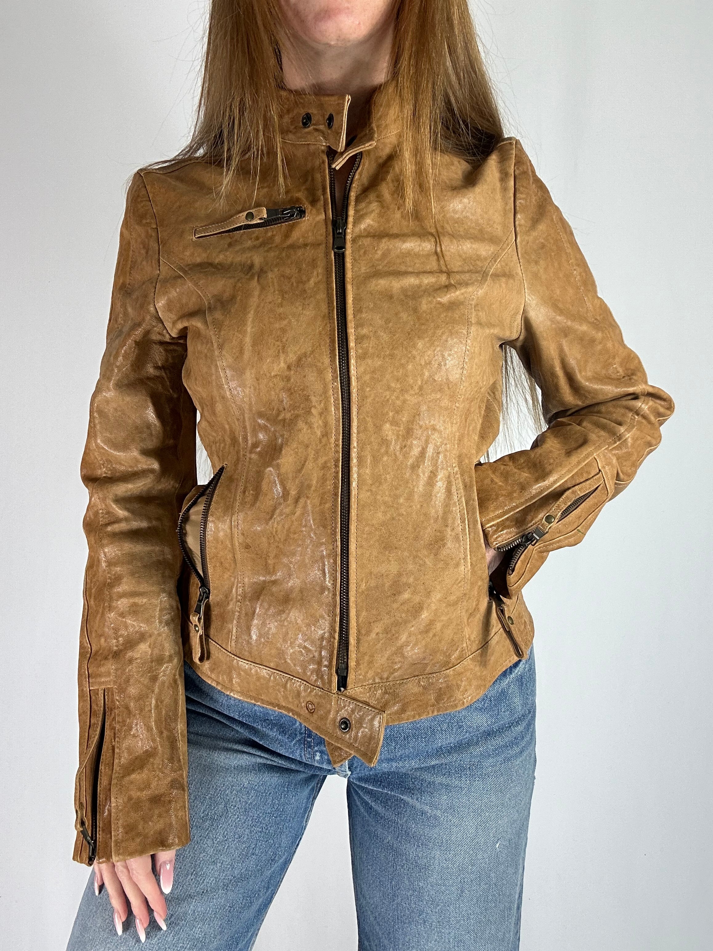 Giacca in pelle tg.S