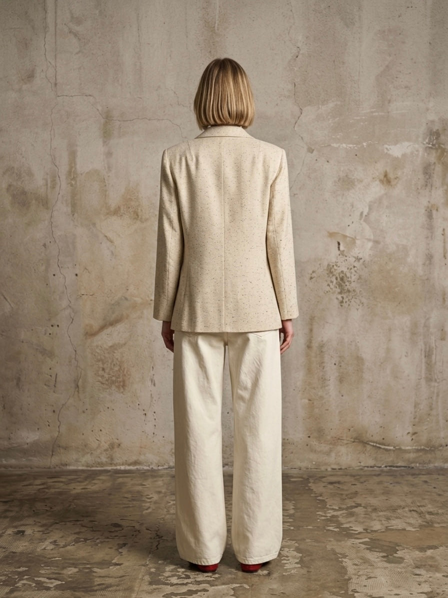 Blazer cut out ‘red hearts’ reworked