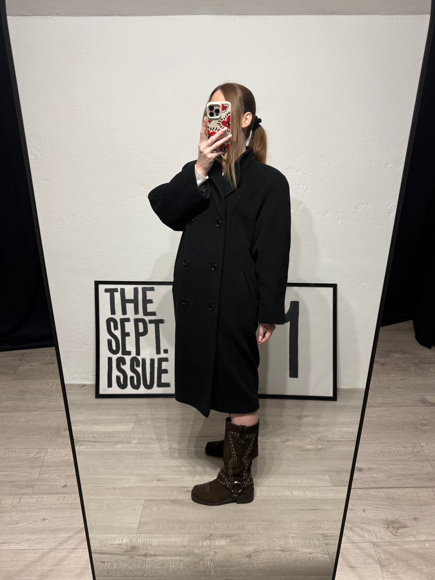 Cappotto doppiopetto vintage lana e cashmere