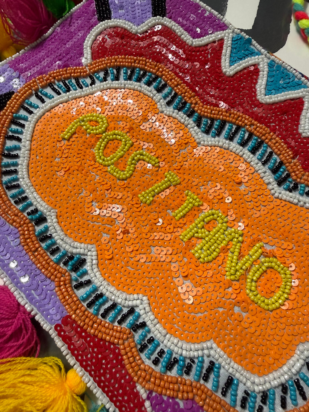 Pochette perline-nappine ‘Positano’