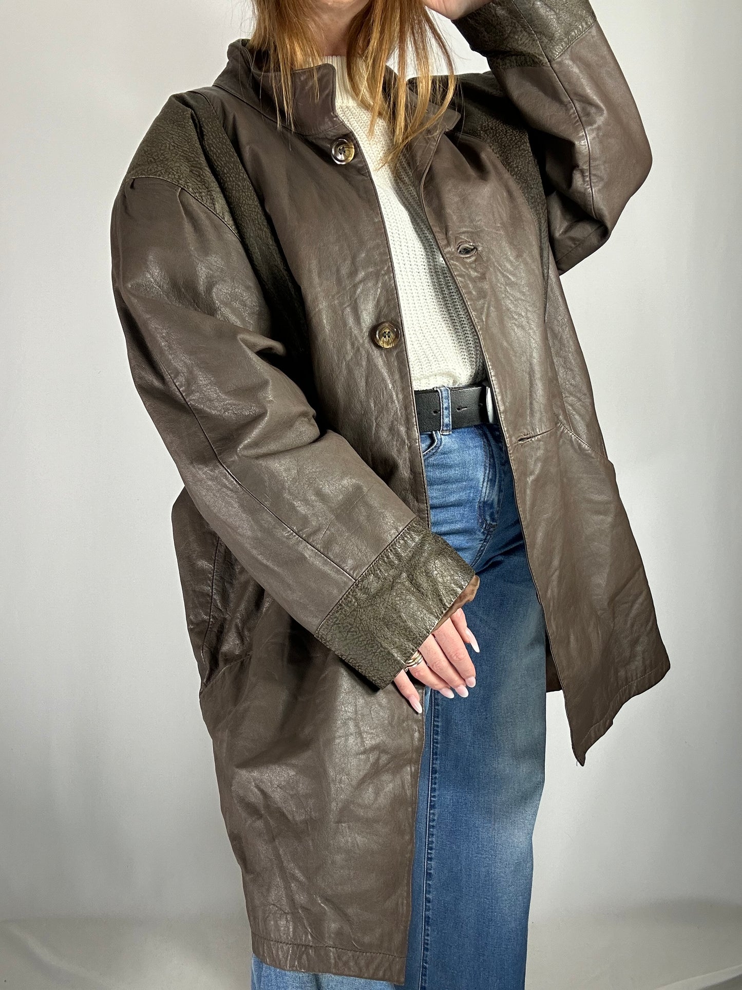 Giacca in pelle tg.L