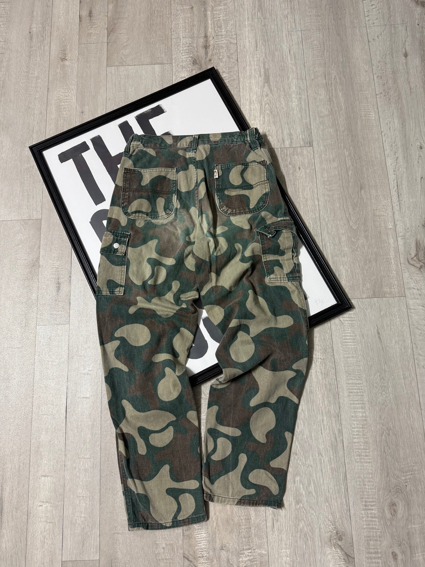 Jeans cargo camouflage
