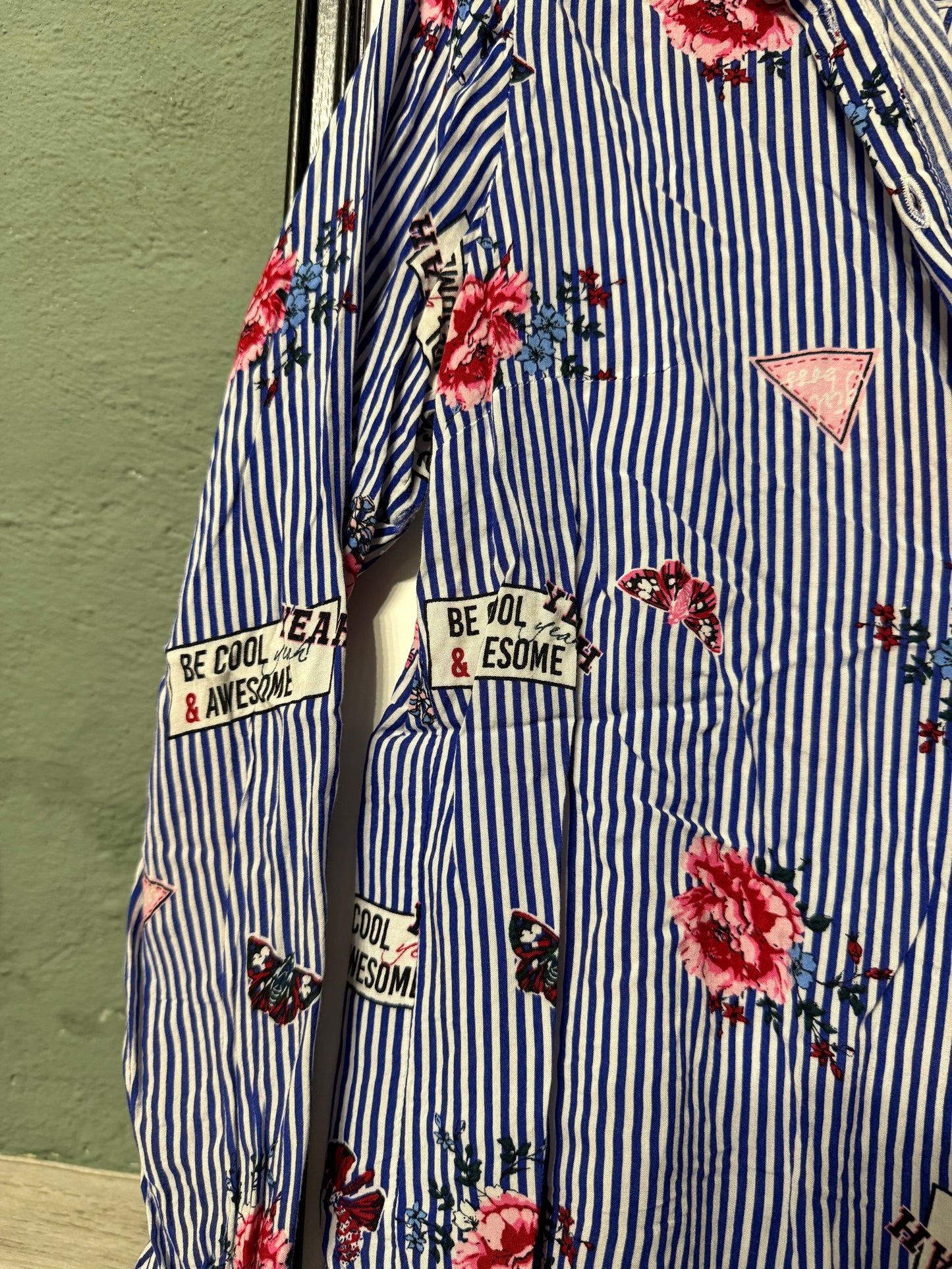 Camicia righe fantasia
