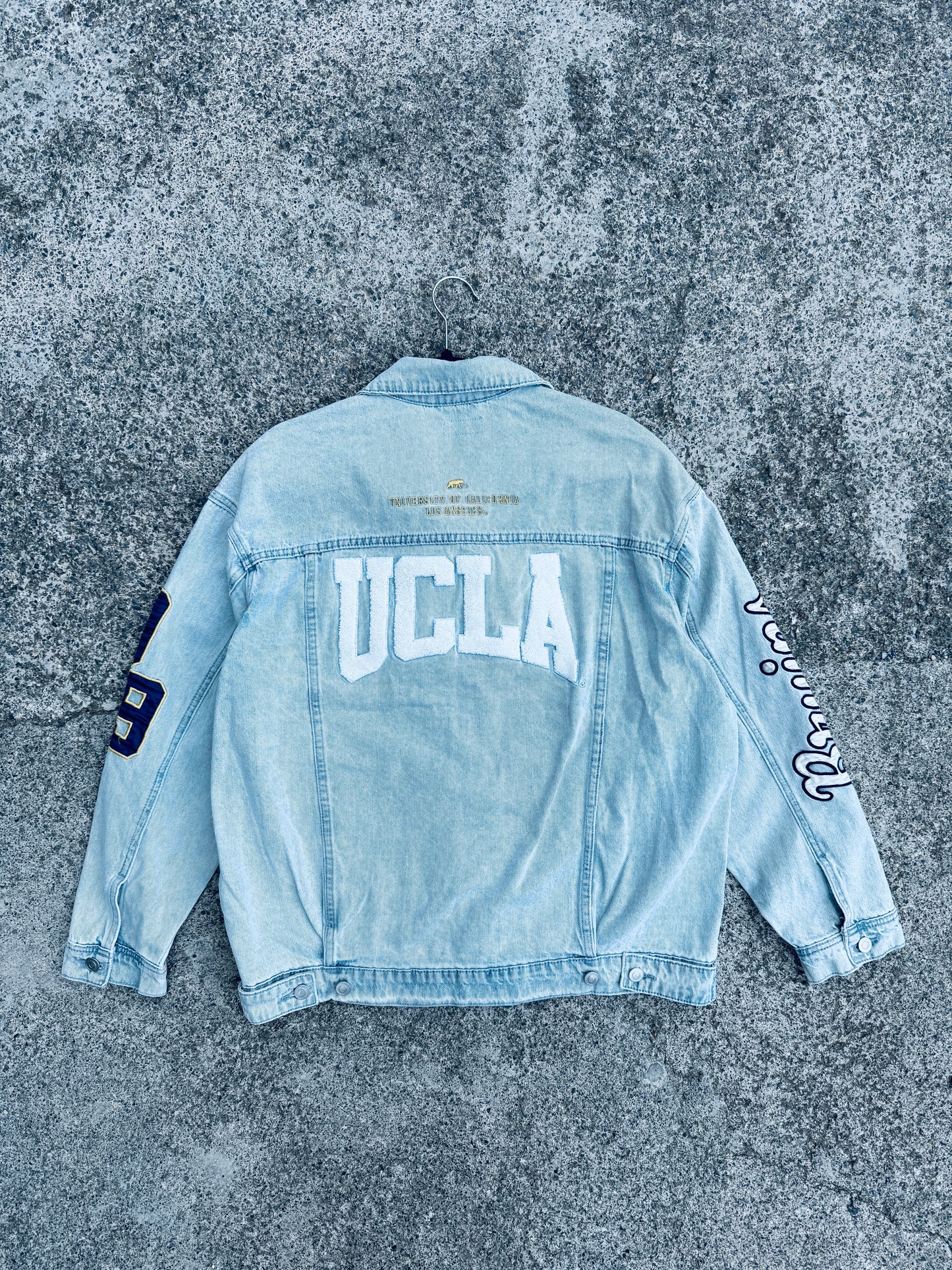 Giacca denim patch UCLA tg.M