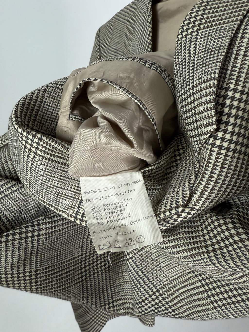Blazer vintage pied de poule tg.L